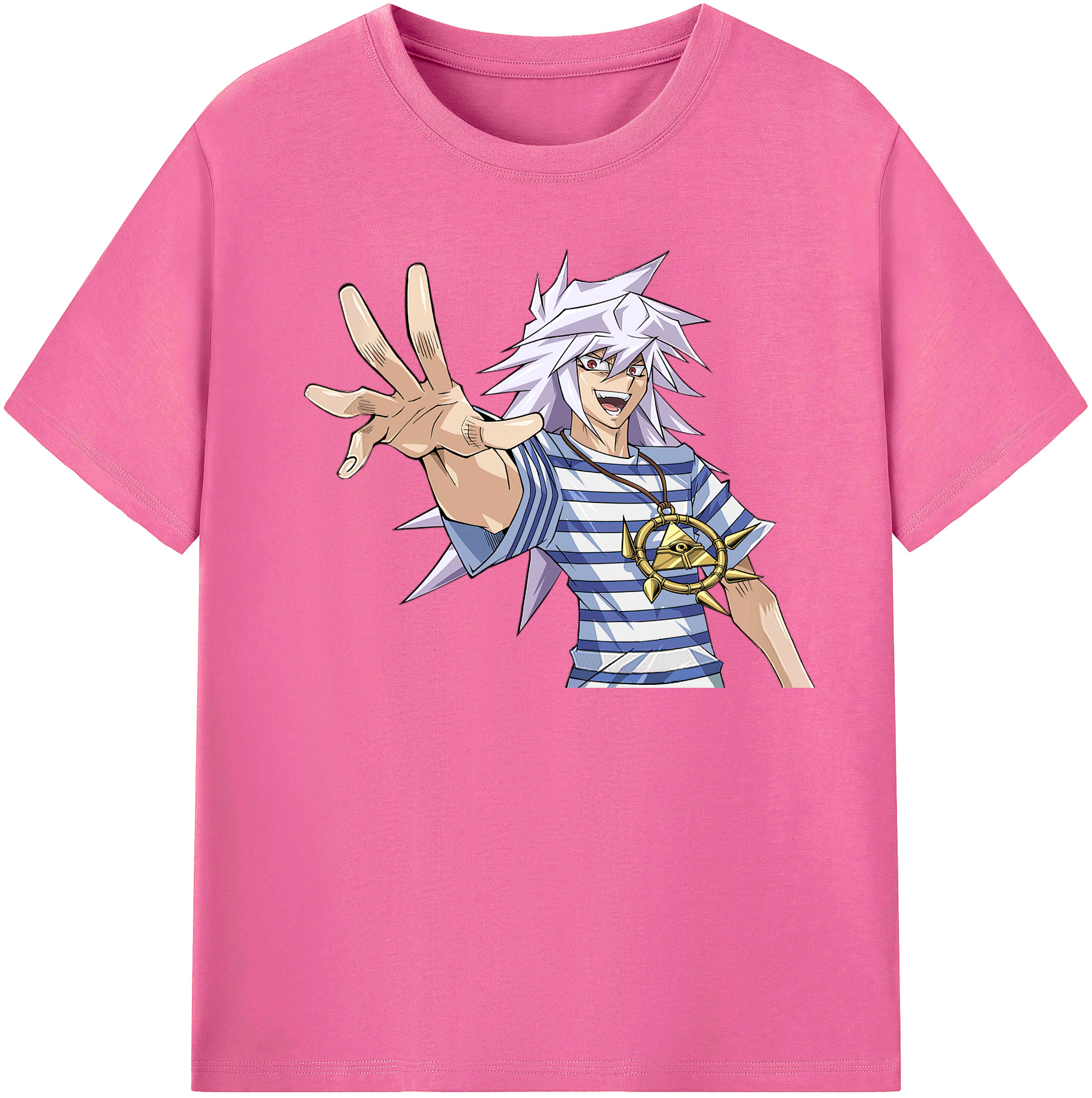 （画像用） 遊☆戯☆王 Yu-Gi-Oh! レディースカジュアルプリントTシャツ（綿100％）